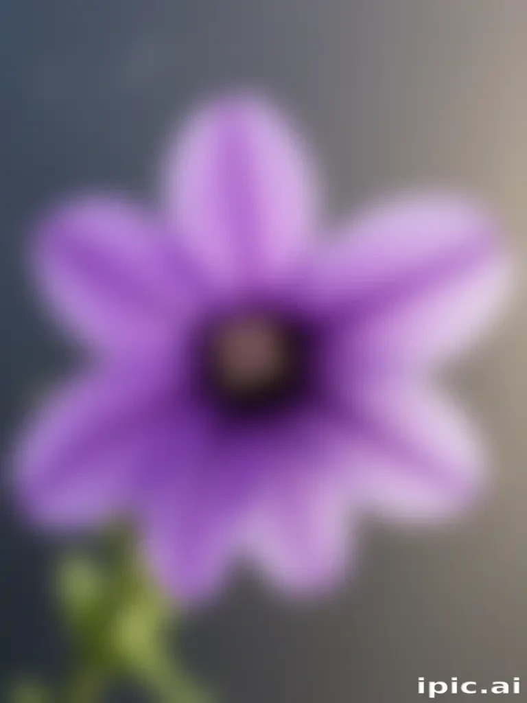 transparent purple flower