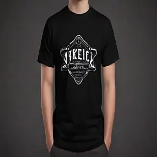 black tee shirt mockup