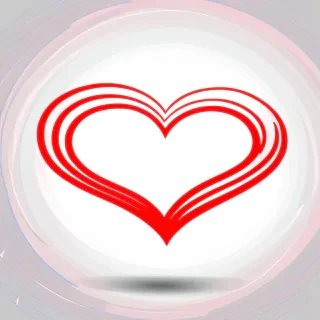 outline heart png