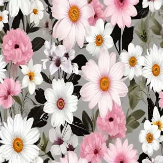 flowers clear background