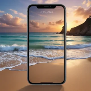 beach screensaver iphone