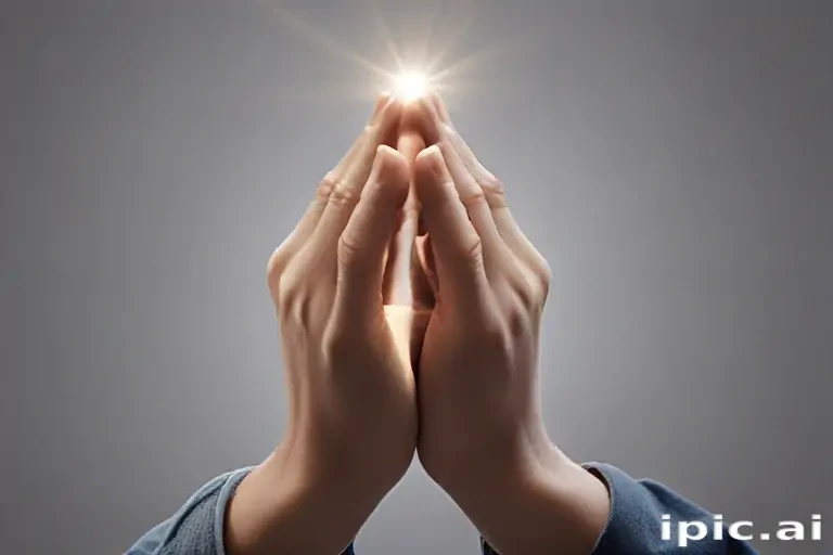 prayer hands transparent background