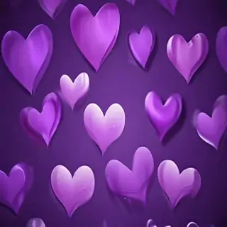 purple hearts wallpaper
