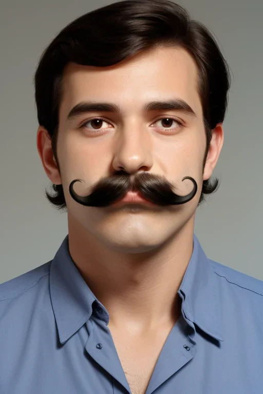 french mustache png