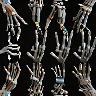 skeleton hands png