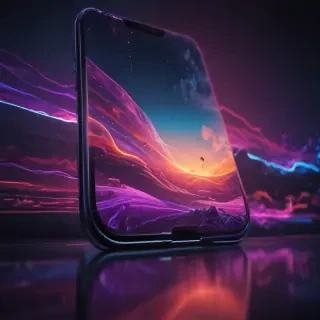 4k neon phone wallpaper