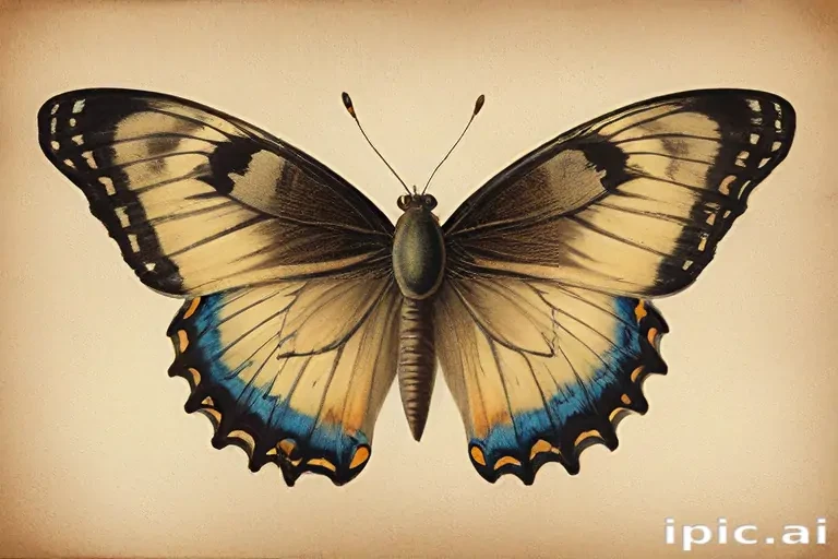 vintage butterfly illustration