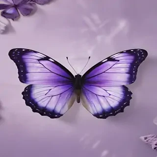 aesthetic purple butterfly