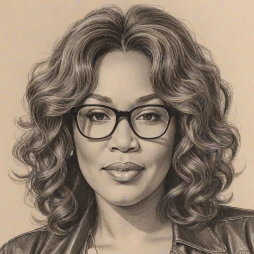 Graceful Kym Whitley, pencil sketch, portrait of Sublime woman 1971s in glasses, hair style beatnik, outline, clear lines, fine lines, 8k