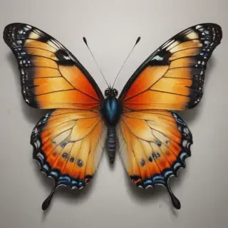 pictures of drawings of butterflies
