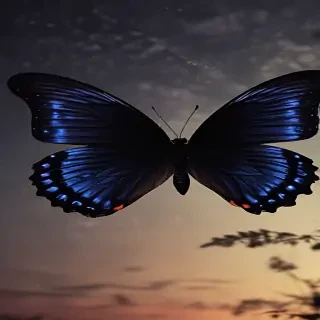 black butterfly wallpaper hd