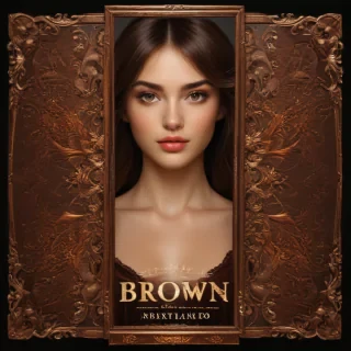 brown aesthetic banner