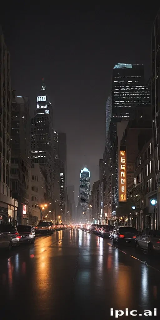 city lights background