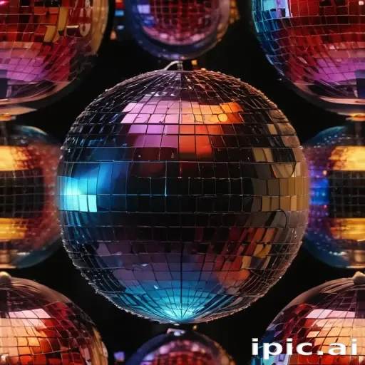 transparent disco balls