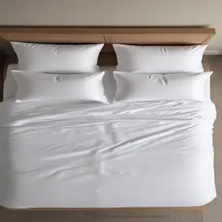 bed top view