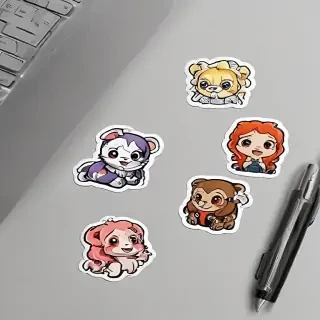 stickers mockup