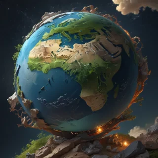 animated pic of earth