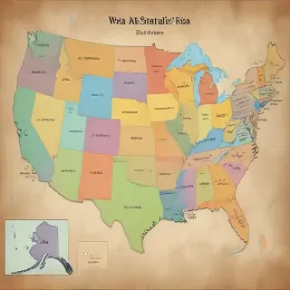 map of the usa states