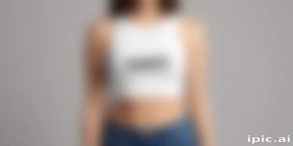 crop top mockup