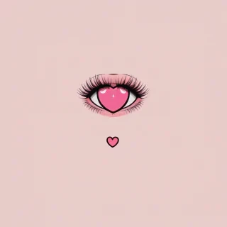 heart eyes wallpaper