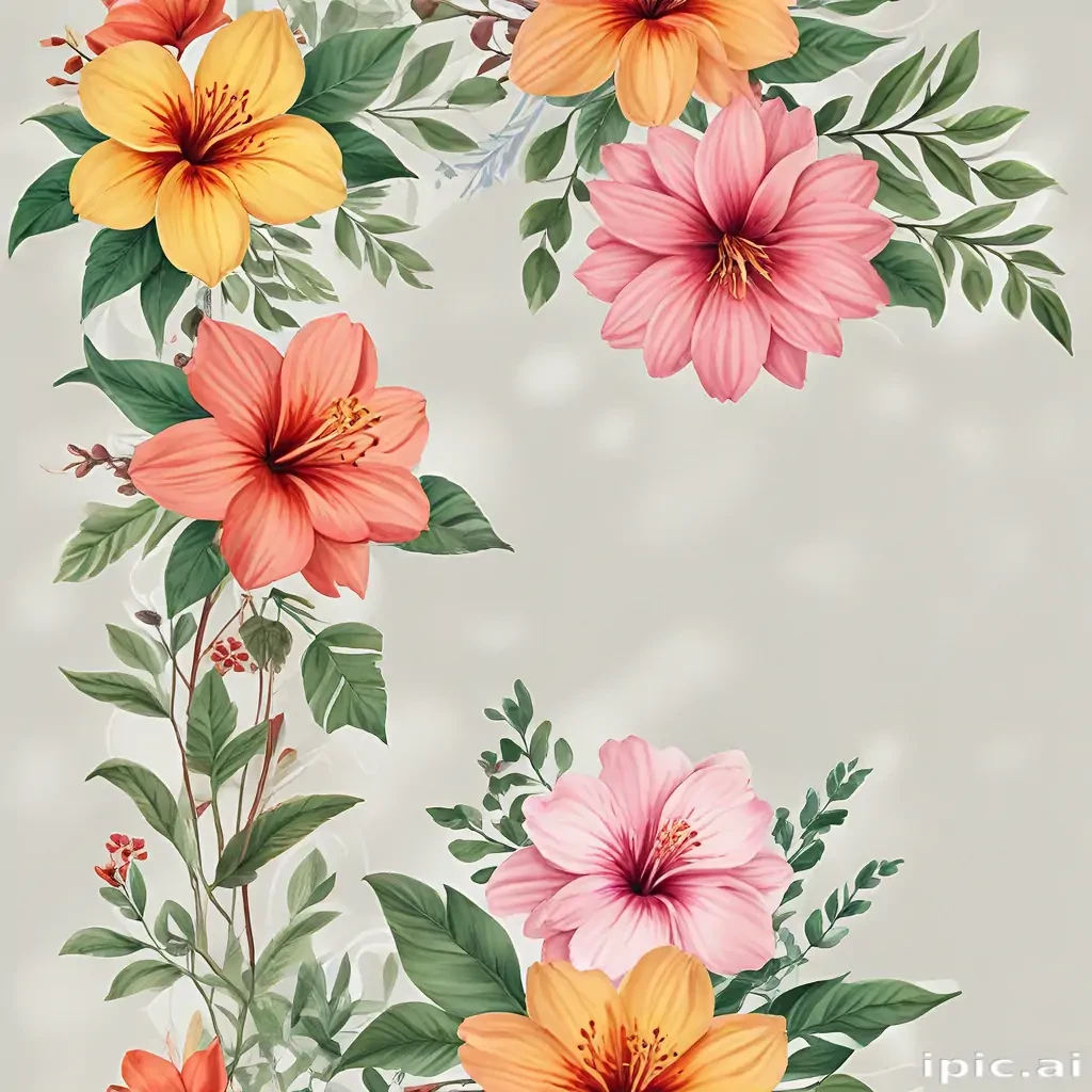 png border flower
