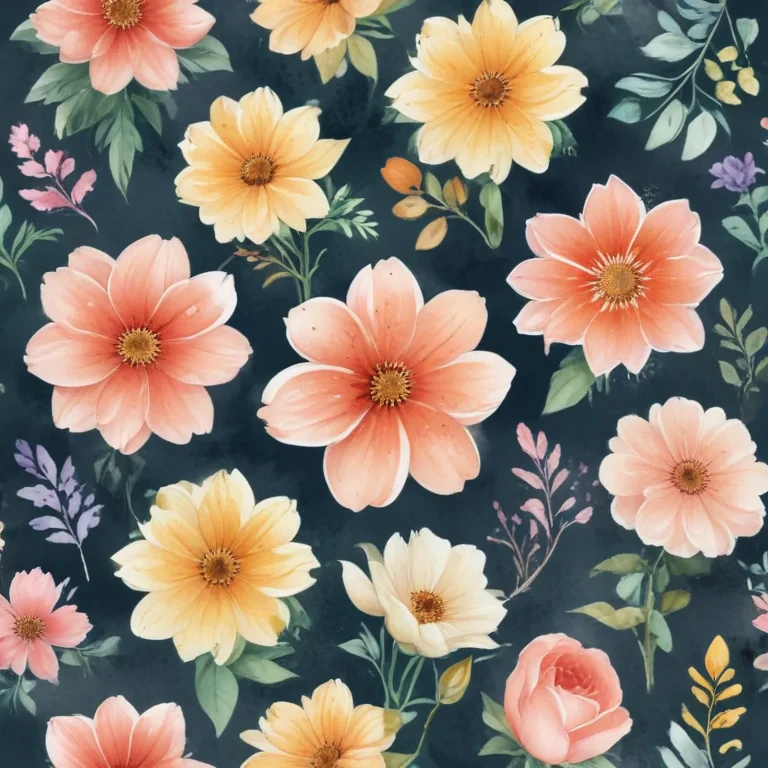 watercolor flowers clipart