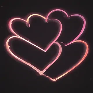 glow heart png