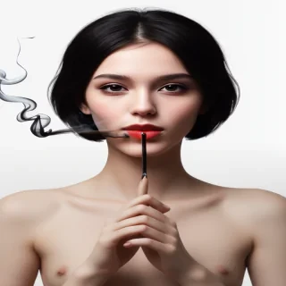 smoking transparent background