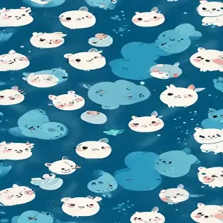 blue cute background