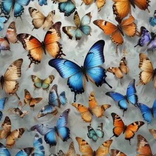 butterflies transparent background