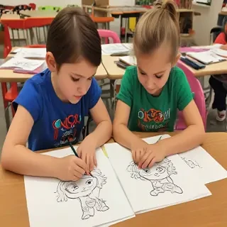 kids drawing