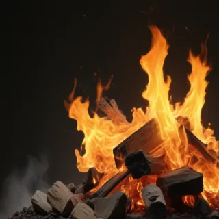 fire clear background