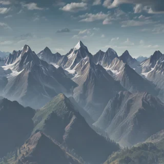 mountains transparent