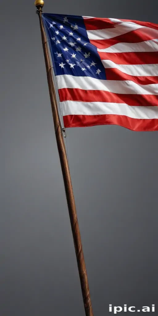 transparent american flag clipart