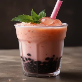boba tea background