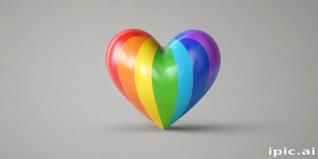 rainbow heart png