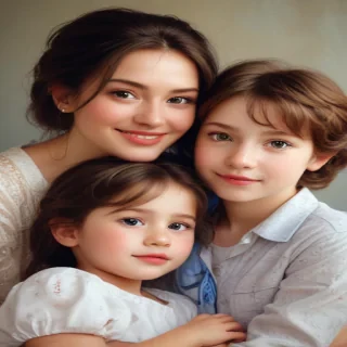 drawings of family