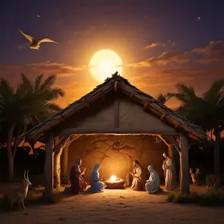 free nativity scene background images
