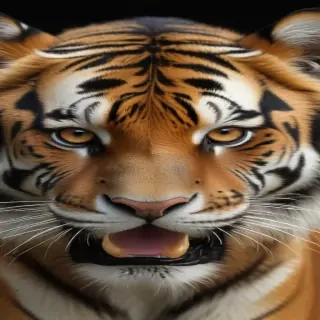 tiger transparent