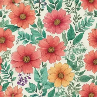 flowers to draw in color