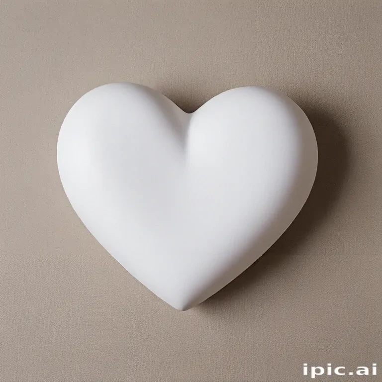 white heart