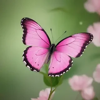 pink butterfly images