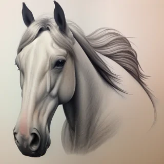 horse image for drawing
