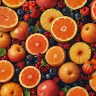 aesthetic fruit background