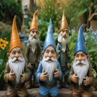 garden gnomes