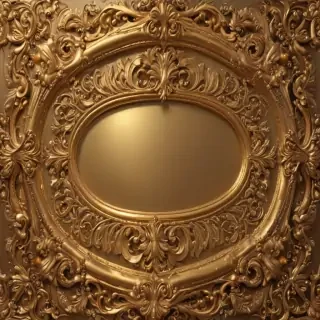 fancy gold frame