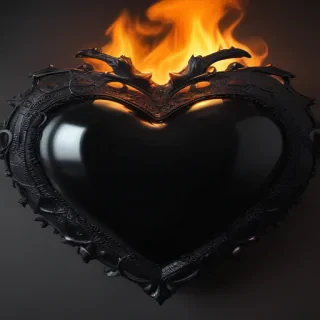image black heart