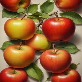 drawings of apples