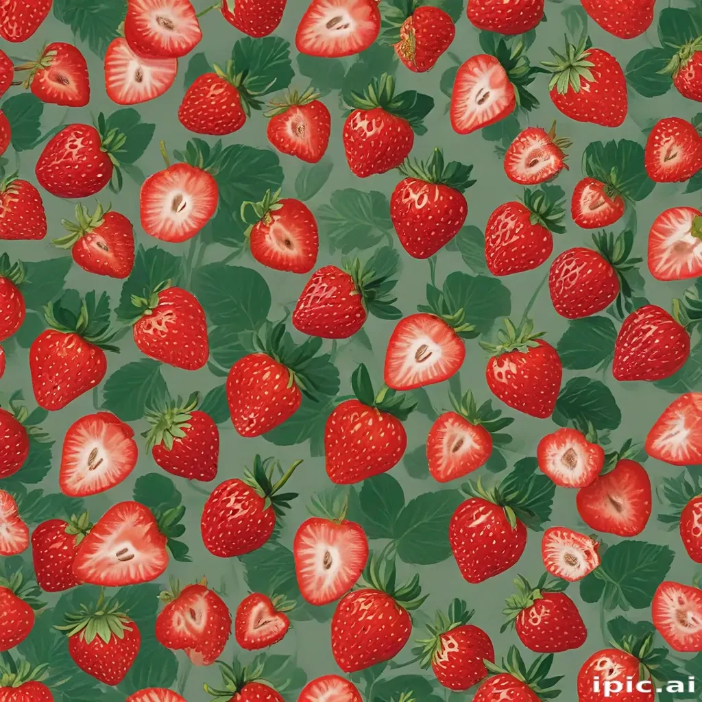 strawberry wallpaper aesthetic
