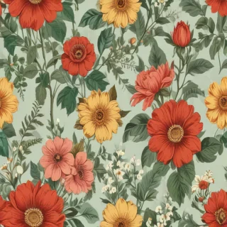 vintage flower illustration